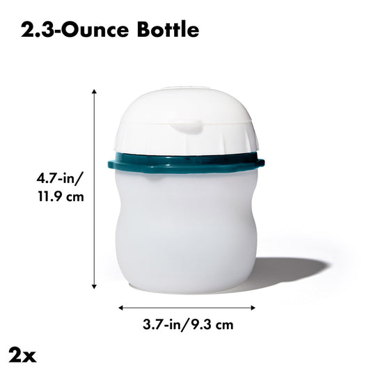 Prep & Go 2-Piece Silicone Squeeze Bottles