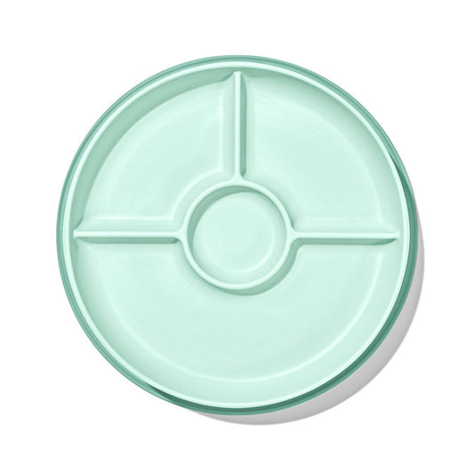 Stick & Stay Divided Plate - Opal