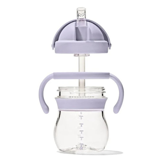 Transitions Straw Cup With Removable Handles 180ml - Lilac