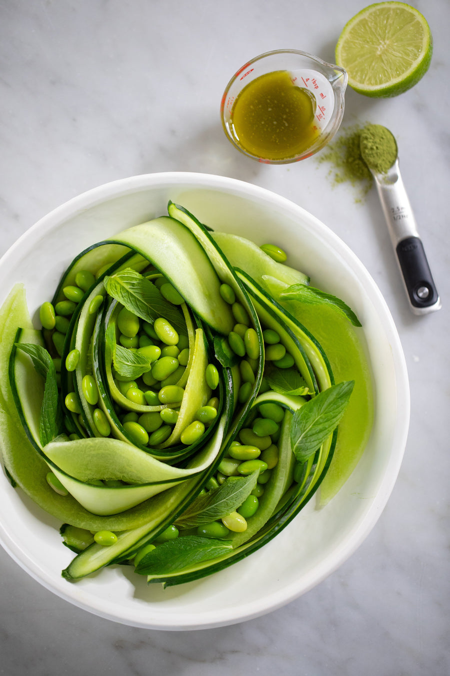 Cucumber and Honeydew Melon Salad