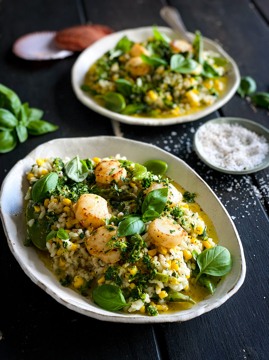 Scallop and Sweetcorn Risotto