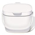 Easy-Clean Compost Bin - White