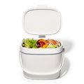 Easy-Clean Compost Bin - White