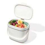 Easy-Clean Compost Bin - White