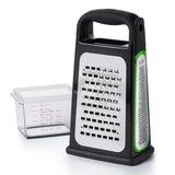 Etched Box Grater with Removeable Zester