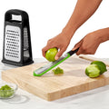 Etched Box Grater with Removeable Zester