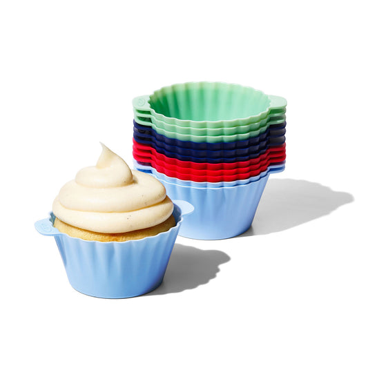 Silicone Baking Cups - 12 Pack Assorted