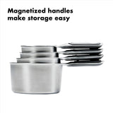 4 Piece Stainless Steel Measuring Cup Set