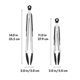Good Grips Tongs With Nylon Heads - 2 Pack