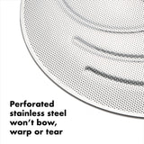 Splatter Screen With Folding Handle