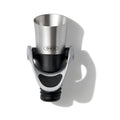 OXO wine bottle stopper on a white background