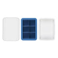 Covered Silicone Ice Cube Tray - Large Cubes