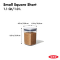POP 2.0 Small Square, Short (1 Litre)