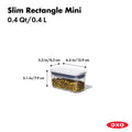POP 2.0 Slim Rectangle, Mini (400ml)