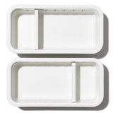 2-Piece Adjustable Drawer Bin Set