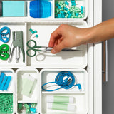 2-Piece Adjustable Drawer Bin Set