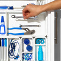 2-Piece Adjustable Drawer Bin Set