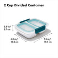 Prep & Go Divided Container 0.4L