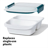 Prep & Go Divided Container 0.4L