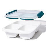 Prep & Go Divided Container 0.9L
