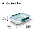 Prep & Go Divided Container 0.9L