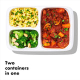 Prep & Go Divided Container 0.9L