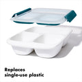 Prep & Go Divided Container 0.9L