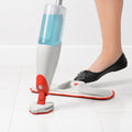 Microfiber Spray Mop with Slide-Out Scrubber