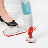 Microfiber Spray Mop with Slide-Out Scrubber