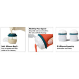 Prep & Go 2-Piece Silicone Squeeze Bottles