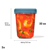 Twist & Stack Container, 2 Pack / 946ml