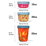 Twist & Stack Container, 2 Pack / 946ml