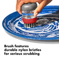 OXO Outdoor Soap Dispensing Dish Brush with Storage Case