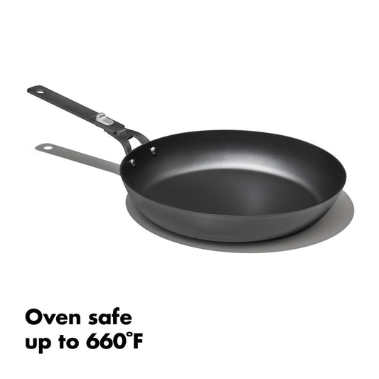 OXO Outdoor Carbon Steel Pan with Removable Handle - 12in/ 30cm
