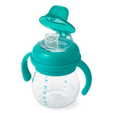 Grow Soft Spout Cup with Removable Handles - Teal