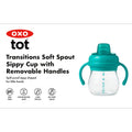 Grow Soft Spout Cup with Removable Handles - Teal