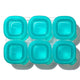 Silicone Baby Blocks - Teal - small