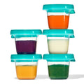 Silicone Baby Blocks - Teal - small