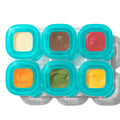 Silicone Baby Blocks - Teal - small
