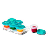 Silicone Baby Blocks - Teal - small