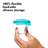 Silicone Baby Blocks - Teal - small