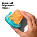 Silicone Baby Blocks - Teal - small