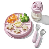 Stick & Stay Divided Plate - Blossom
