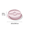 Stick & Stay Divided Plate - Blossom