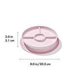 Stick & Stay Divided Plate - Blossom