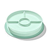 Stick & Stay Divided Plate - Opal