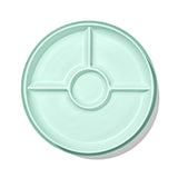 Stick & Stay Divided Plate - Opal