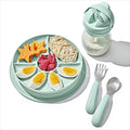 Stick & Stay Divided Plate - Opal