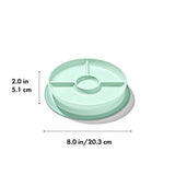 Stick & Stay Divided Plate - Opal