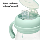 Grow Soft Spout Cup with Removable Handles - Opal